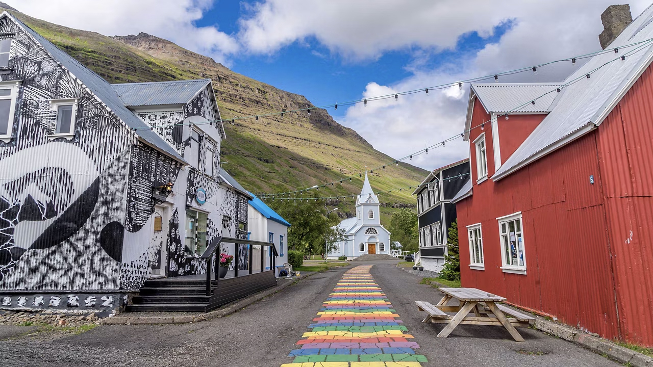 Seydisfjordur iceland town